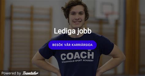 lediga jobb idrottslärare stockholm